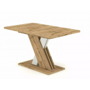 Стол обеденный SIGNAL EXEL дуб вотан/белый мат 140-180/85